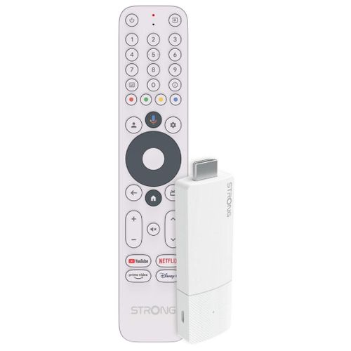 Passerelle multimédia Strong LEAP-AIR Stick Google TV 4K UHD Chromecast Blanc