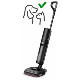 DREAME H15 Pro Aspirateur Laveur, Bras robotisé AI DescendReach, Triple arête, 21 kPa, antinoeuds, Lavage Brosse immersif 100°C, séchage 5 Min 90°C, portée à Plat 180°, contrôle par Application