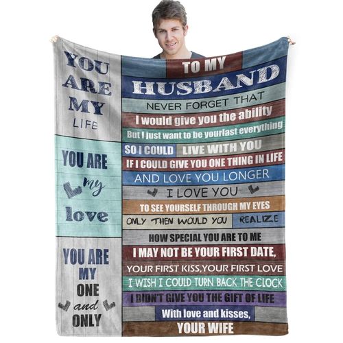 Cadeaux De Couverture Pour Mari Et Petit Ami, Meilleur Anniversaire De Mariage, Anniversaire, Saint-Valentin