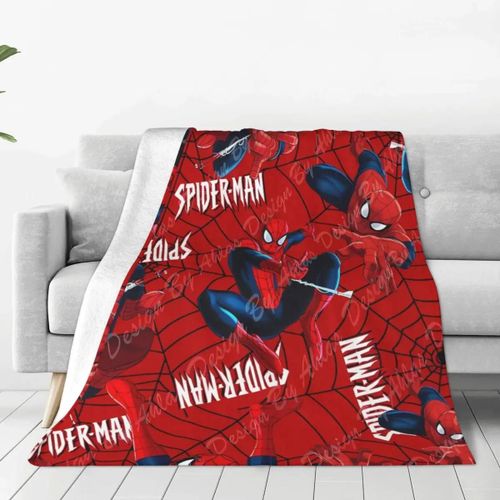 Couvertures Ultra Douces Pour Pique-Nique Spider-Man, Couvre-Lit En Flanelle Pour Chambre A Coucher, Housse De Canape-Lit A Motif