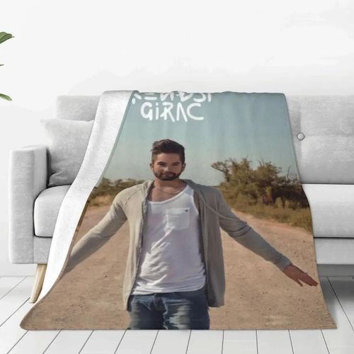 Couverture Douce Et Chaude De Voyage Kendji Girac, Couvre-Lit En Flanelle Avec Album De Chanteur De Musique Pop, Motif De Chambre A Coucher, Housse De Canape-Lit