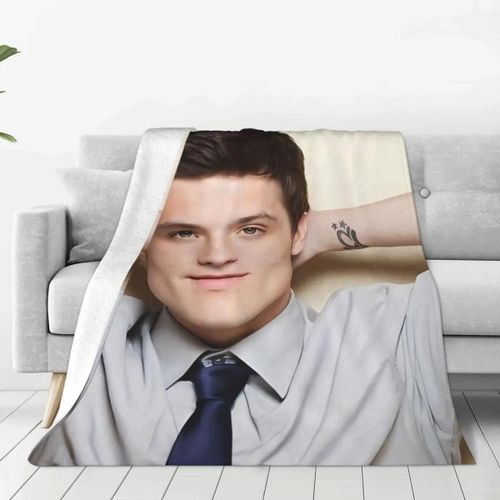 Couverture En Flanelle J-Josh Hutchersons, Acteur Américain, Douce Et Chaude, Pour Salon, Voyage, Couvre-Lit, Canape-Lit