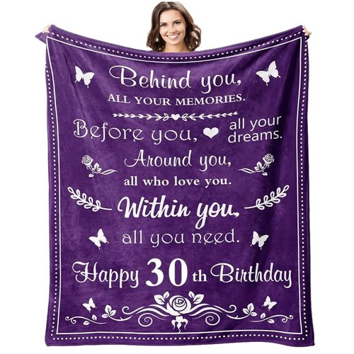 Couverture D'anniversaire Amusante Pour Un Ami De 30 Ans, Cadeaux Pour Son 30e Anniversaire