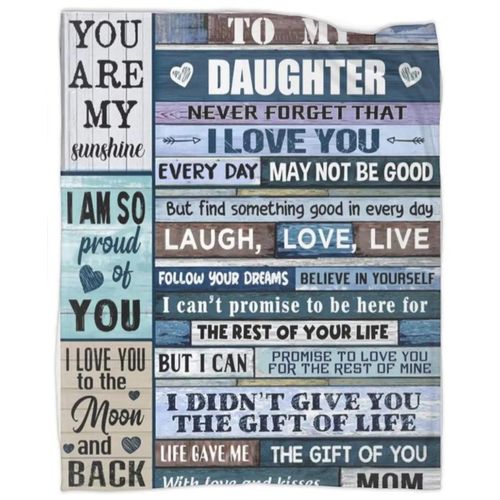 Couverture En Flanelle Pour L'anniversaire De Maman, Cadeau D'anniversaire Pour Fille, Adulte