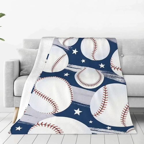 Couverture Light En Flanelle Pour Adultes, Cadeau Équipe De Baseball, Super Chaude, Douce, Pour Filles, Garçons, Amoureux, Hiver