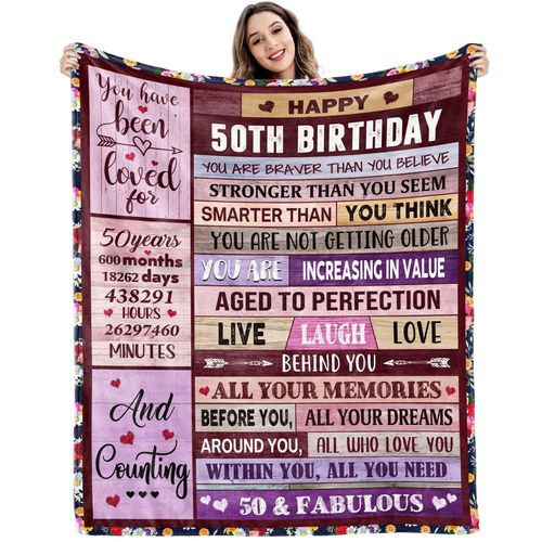 Couverture Amusante Pour Un 50e Anniversaire De Votre Femme Ou De Votre Maman