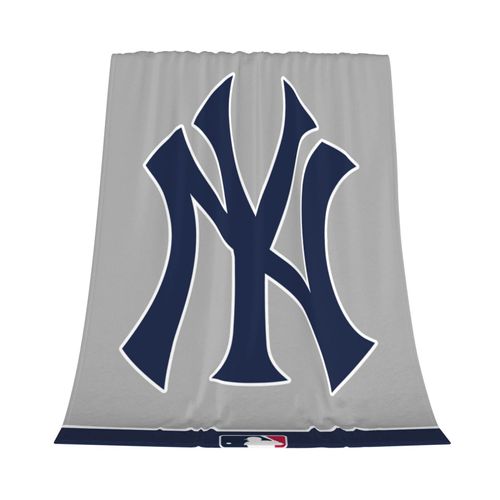Couverture En Flanelle Des Yankees De New York Pour La Decoration De La Chambre Et La Literie