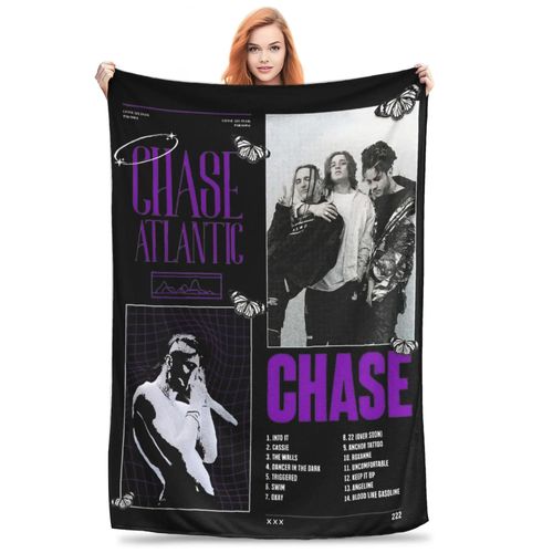 Couverture A L'effigie De La Tournée Chase Atlantic, Super Douce Et Confortable, Pour Canape Et Lit, Du Groupe R&b 2024
