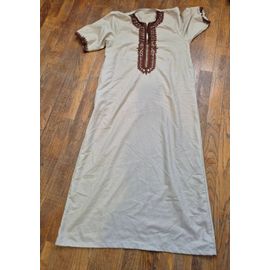 Abaya Garcon Beige Et Marron Taille 12 Ans