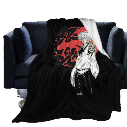 Gintama Couverture Douce En Micropolaire Pour Lit Réversible Convient Pour Toutes Les Saisons Ideal Pour Les Voyages A La Maison Et Le Camping