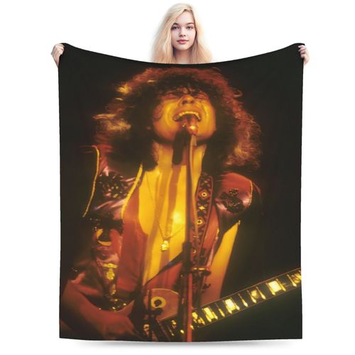 Marc Chante Sur Scène. Couverture En Flanelle Ultra Douce. Ideale Pour La Maison, Le Bureau, Comme Decoration De Canape, Lavable En Machine, Adaptée A Toutes Les Saisons Et Ideale Comme