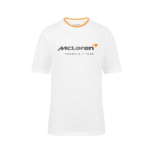 T-Shirt Core Essential Officiel Enfant Mc Laren Formule 1 Officiel Blanc