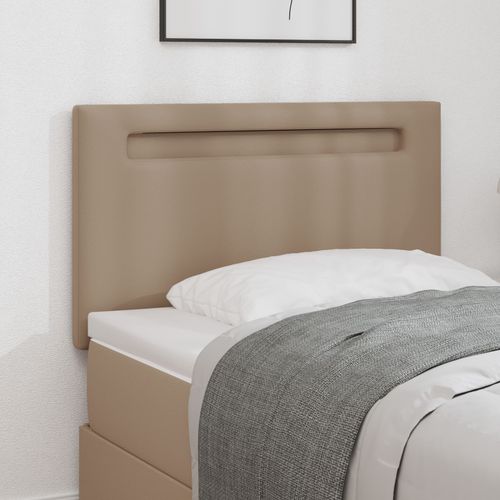 Tête De Lit Vidaxl Design Simple Cappuccino 100 Cm En Similicuir