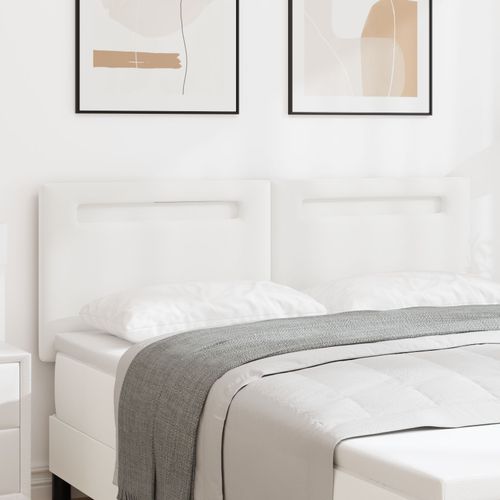 Tête De Lit Vidaxl Design Simple Blanc Pur 160 Cm En Cuir Synthétique