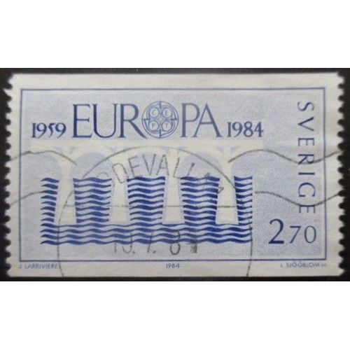 Suede N°1253 Europa Oblitéré