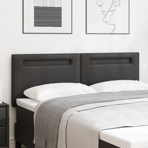 Tête De Lit Vidaxl Design Sobre Noir 160 Cm Cuir Synthétique