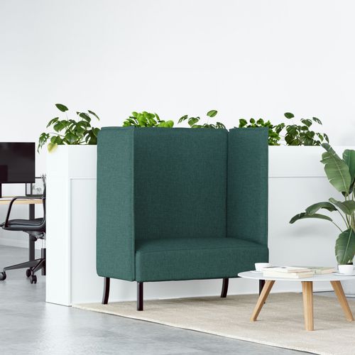 Vidaxl Canapé Haut Vert Foncé 109x56x121 Cm Tissu