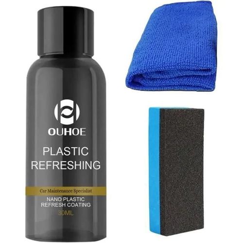 Nettoyant Cuir Voiture, 30ml Agent De Remise À Neuf De Pièces En Plastique De Voiture, Nettoyant Intérieur De Voiture, Nettoya[620]