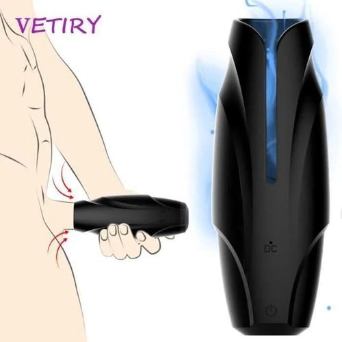 Pompe À Pénis Pour Homme, Masturbateur, Vibrateur, Exercice D\'endurance, Vagin Artificiel, 10 Vitesses, Retardateur De P -Fe104