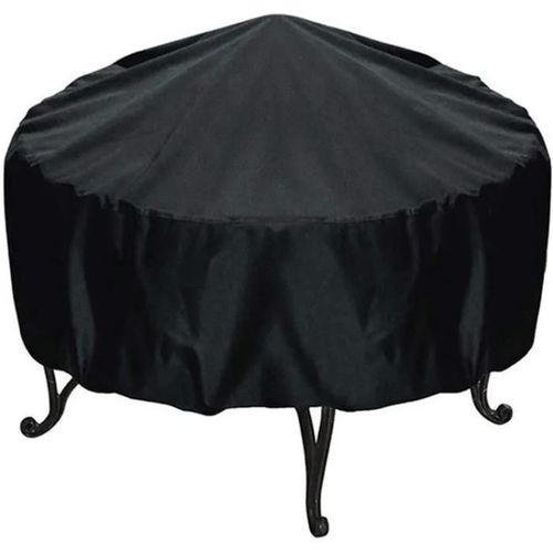 Housse pour brasero rond - étanche housse pour foyer Avec cordon ourlé( 122 * 46 cm)