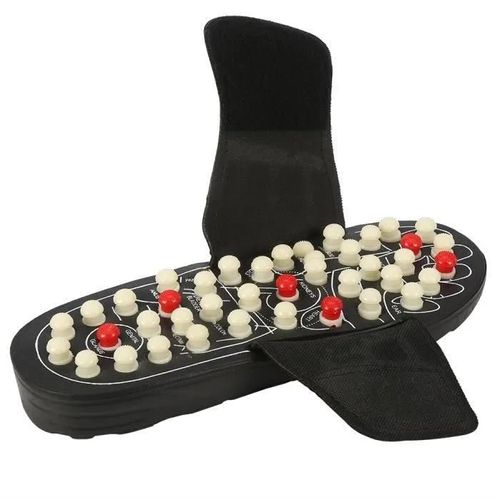 Chaussures De Massage Des Pieds Magnet Therapy Foot Massager Shoes Pantoufles De Massage Pour Soins De Santé (42-43 Points