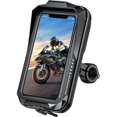 Couleur:Pour Guidon 22-32mm - Support Téléphone Moto/Vélo Étanche, Porte Téléphone Universel 360° Rotatif Anti-Vibration Support Smartphone Moto (4,0-7,0 Pouces)