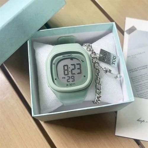 Montre Fille Garçon Outdoors Sport Etanche Numerique + Bracelets + Ados + Simple Mode Sport Étanche Étudiant Multifonctio(2pcs)