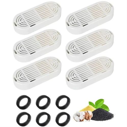 6filtres De Fontaine À Eau Pour Chat 3,2 L/108 Oz Et 4l/134 Oz Pour Fontaine À Eau Pour Animaux De Compagnie, Mousses Filtrantes De