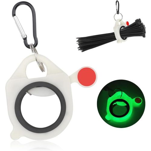 Glow in The Dark Zip Tie Tip Holder,Storage for Zip Ties,Holder for Lightweight Cable Ties,Rack Plastic Automatic Cable Organizer Portable
