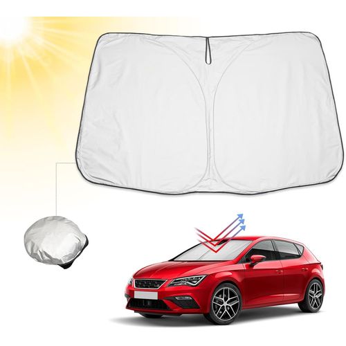 Cupra 5f Car Windshield Cover,Compatible With Seat Leon Cupra 5f 2013-2019,Foldable With Uv Protection,Uv Sun Shade