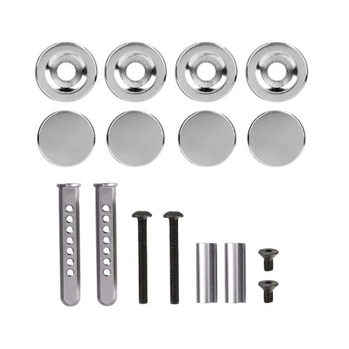 Colonne De Montage Avant Et Arrière En Métal, Coque Avec Aimant Pour Axial Scx10 Ii 90046 1/10 Rc Pièces De Mise À Niveau