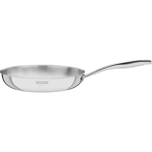 Grano Frying Pan Ø 26 Cm-2.2l Stainless Steel Triply-Advanced Cooking,Homogeneous Cooking,Ergonomic Handle. Suitable For Induction,Easy To Clean.