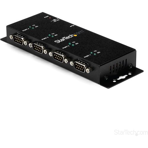 Hub Adaptateur Usb Vers Série Db9 Rs232 4 Ports Montage Sur Rail Din Industriel Et Mural (Icusb2324I)[HUB6110502]