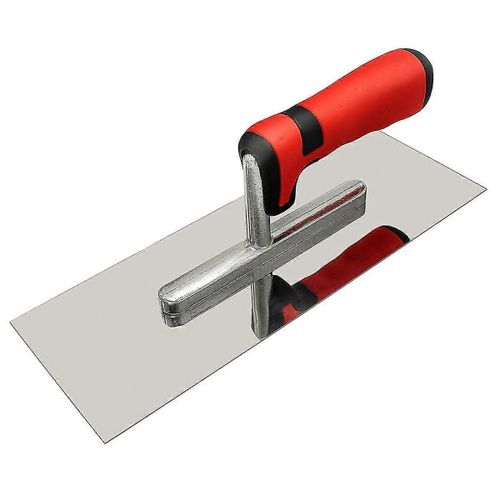 Acier inoxydable Plat Finition Truelle Béton Ciment Cloison Sèche Plâtrage Tuile Maçonnerie Construction Outils À Main