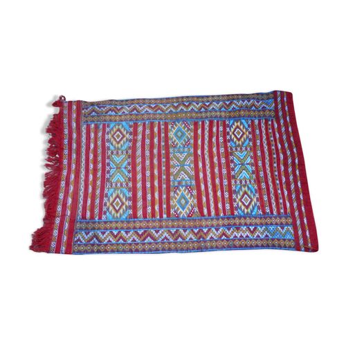 Tapis De Tente Berbere Afrique Du Nord 150x95cm Multicolore