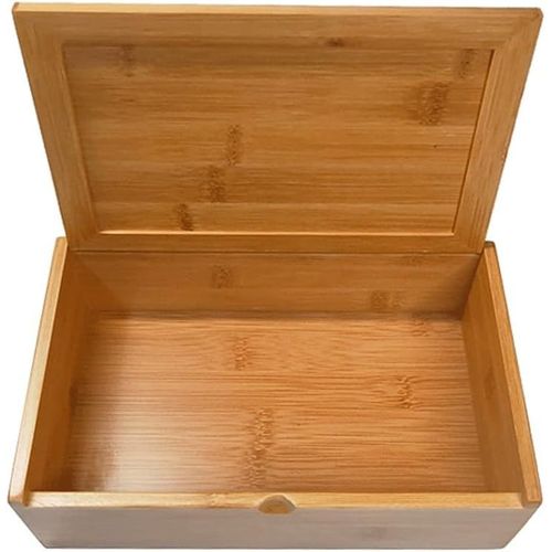 Anwxai-Coffret De Rangement Portable En Bois Pour Pièces D'échecs,Boîte De Rangement En Bambou Pour Emballage De Thé,Boîte De Rangement,Cadeau-Hauteur Intérieure 5cm/1,9 P
