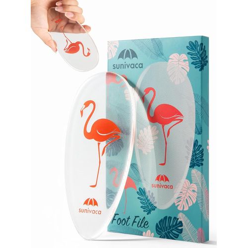 Anwxai-Lime À Pied En Nano Verre,Râpe Pied Dissolvant Efficace Pour Enlever Les Callosités,Limes Pour Pieds Outil De Pédicure Professionnel À Lamaison Avec Un Cadeau Flamant Rose Pour Femme 