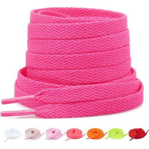 Anwxai-2 Paires-Lacets Plats Pour Chaussures,Lacets De Remplacement De 8mm De Qualité Supérieure Pour Chaussures De Sport,Chaussures De Ville