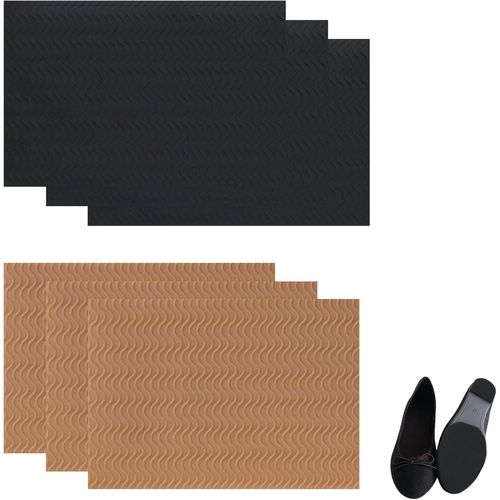 Anwxai-6 Pièces Semelle Antidérapante,Auto Adhésives Semelle Antidérapante,Patch De Protection De Semelle Antidérapant,Convient Aux Talons Hauts,Chaussures En Cuir,Sandales