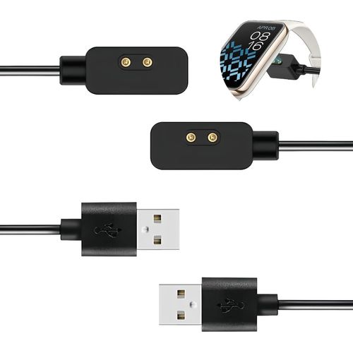 Anwxai-Chargeur Compatible Avec Redmi Watch 3/2 Lite/Smart Band Pro/Mi Band 7 Pro-Station De Chargemagnétique 1m Câble Usb Pourmontre Connectée-Noir(B)