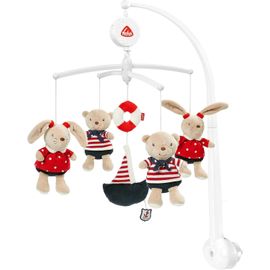Meimieshop-Mobile Musical Ocean Club-Jouet Musical Pour Aider Bébé À S'endormir Avec D'adorables Animaux Mignons-Boîte À Musique Mélodie "La Lune S'est Levée"-Lit Bébé Jouets Pour Bébés De 0 À 5 Mois