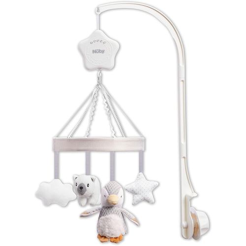 Meimieshop-Mobile Musical Pour Bébés|Bras Réglable Qui S'adapte À Tous Les Berceaux|Sons Apaisant|Avec Des Peluches