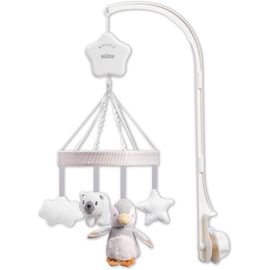 Meimieshop-Mobile Musical Pour Bébés|Bras Réglable Qui S'adapte À Tous Les Berceaux|Sons Apaisant|Avec Des Peluches