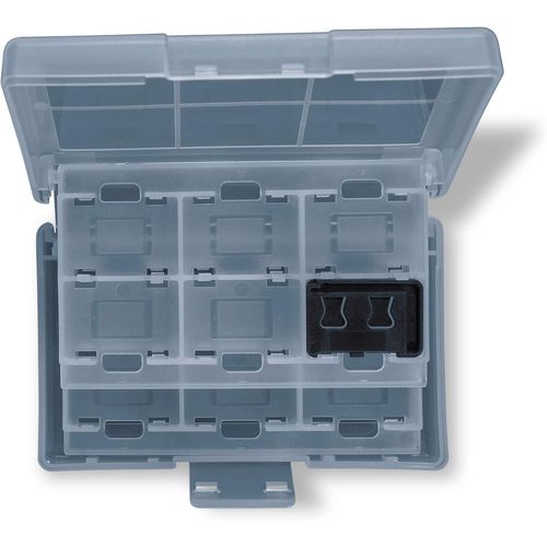 Meimieshop-Étui Pour Cartes De Jeu Nintendo Switch 24 En 1,Très Robuste,Porte-Cartouche De Rangement Pour Nintendo Switch,Boîte De Rangement De Jeux-Gris