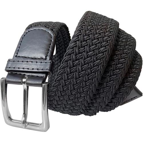 Meimieshop-¿"" Compatible/Replacement Of ¿ + Ceinture Élastique Tressée Pour Hommes Femmes Ceinture Élastique Extensible De Travail Ceinture Décontractée Tactique Ceinture Réglable Noire,