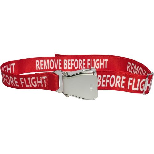 Meimieshop-Skybelt Ceinture D'avion Remove Before Flight-Rouge
