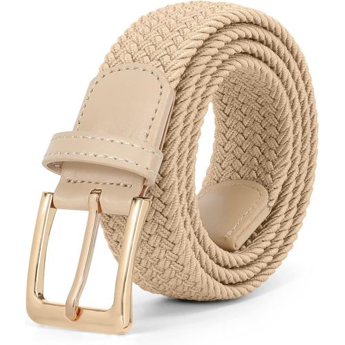 Meimieshop-Ceinture Élastique Tressée Pour Homme Et Femme-Unisexe-Ceinture Tressée En Tissu Pour Pantalon En Jean