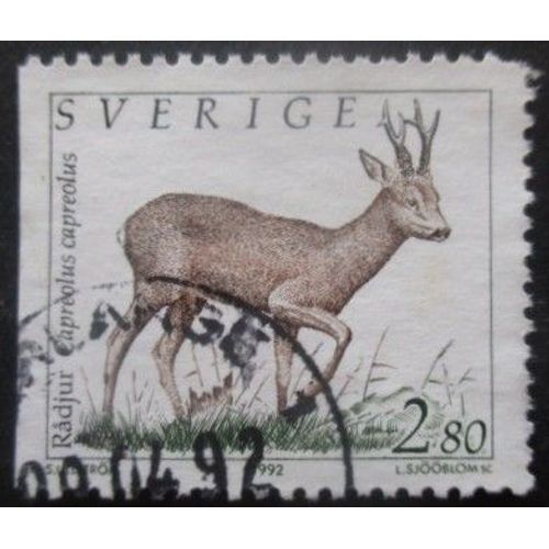 Suede N°1689 Chevreuil Oblitéré