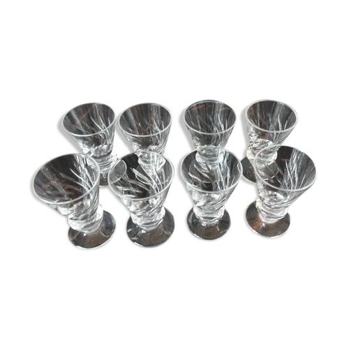 9 Verres Digestif St Louis Transparent