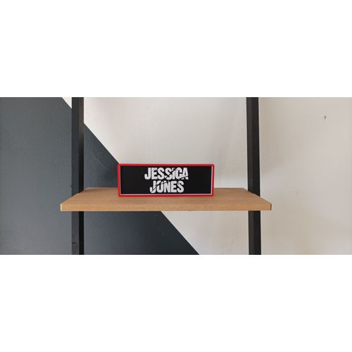 Plaque Cinéma 3d / Marvel / Jessica Jones / 20cm De Long